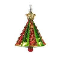 Kurt S. Adler 5.25" Glass Illuminated Gems USB Warm White LED Fairy Light Christmas Tree Ornament