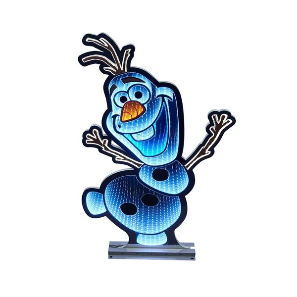 35.4" Disney© Dancing Olaf Outdoor Infinity Light