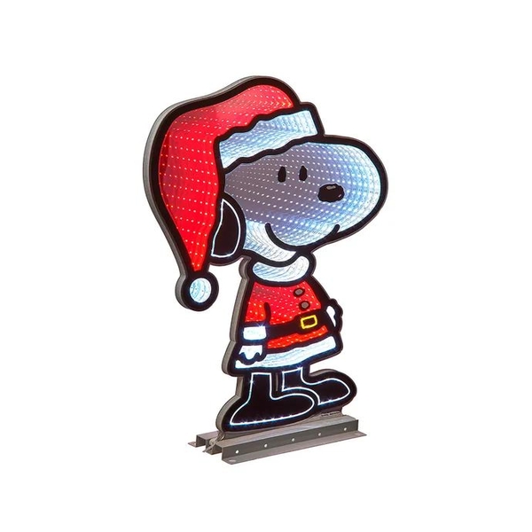 23.6" Peanuts© Multicolor LED Snoopy Outdoor Infinity Light