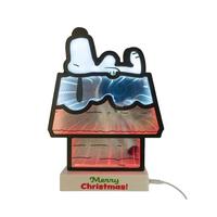 11.2" 75 Light Peanuts© Battery Operated Multicolor LED Snoopy Outdoor Infinity Light 11.2" 75 Light Peanuts© Battery Operated Multicolor LED Snoopy Outdoor Infinity Light