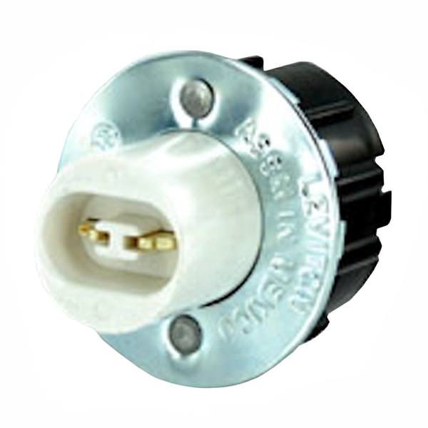 660 watt 1,000 volt White Plunger End R17d HO/VHO Fluorescent Lampholder
