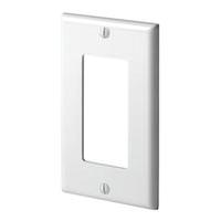 Leviton 1-Gang White Gloss Wallplate