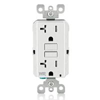 Leviton White 20 amp 125 volt Receptacle Outlet