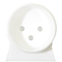 T8 Right Angle White Fluorescent Light Bulb End Cap