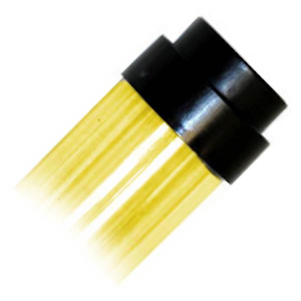 96" T8 Yellow Tube Guard with Caps