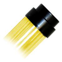 96" T8 Yellow Tube Guard with Caps