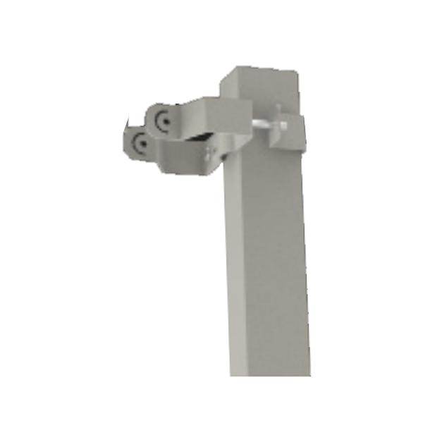 Square Pole Bracket for 8 watt 5000K Dimmable LED Solar Area Light