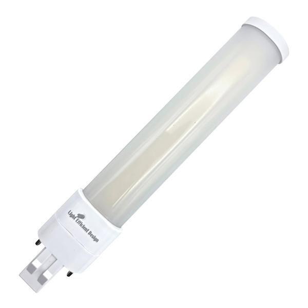 5.5 watt 120/277 volt PL 2-Pin Base CCT Selectable Ballast Compatible LED