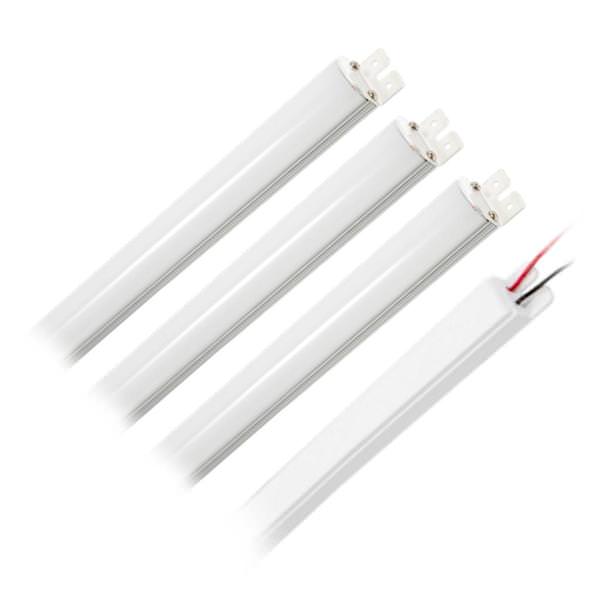 1" x 4' 40 watt 120/277 volt 4000K Cool White Dimmable LED Light Bar Kit