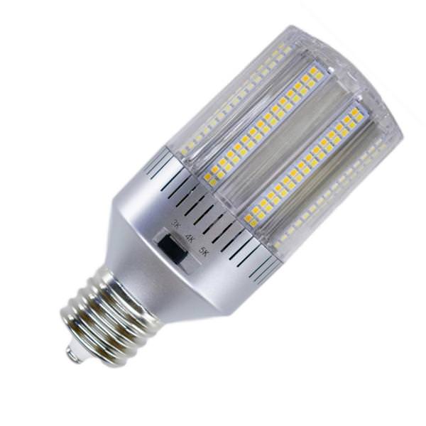 18 watt 120/277 volt Exclusionary Mogul Screw Base CCT Selectable Non-Dimmable LED