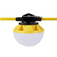 Light Efficient Design 100' 10 lamp 120 watt 120/277 volt 5000K LED Work Light with Cage