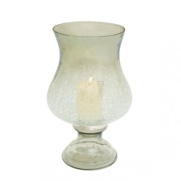 16" Clear Candle Holder 