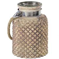Light Garden 10" Clear Hobnail Lamp (Candle not Included)