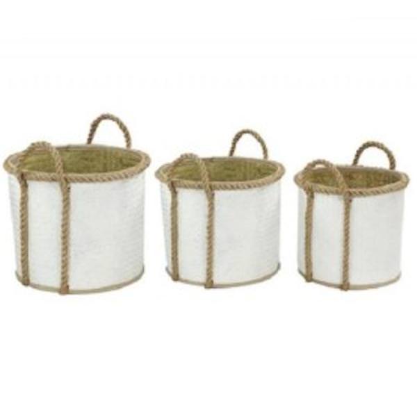 Palm Leaf Baskets (Set of 3)