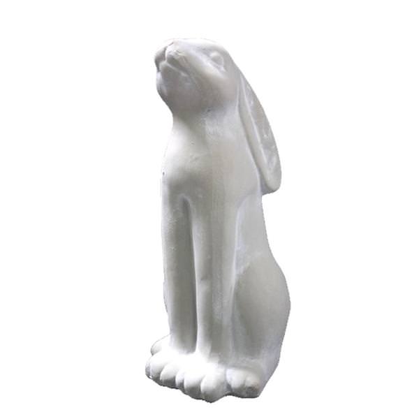 11" White Rabbit Figurine