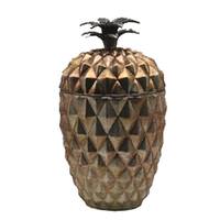 Light Garden 15.25" Antique Glass Pineapple Canister