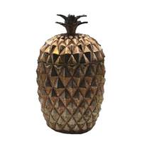 Light Garden 13.5" Antique Glass Pineapple Canister