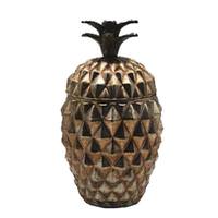 Light Garden 11" Antique Glass Pineapple Canister