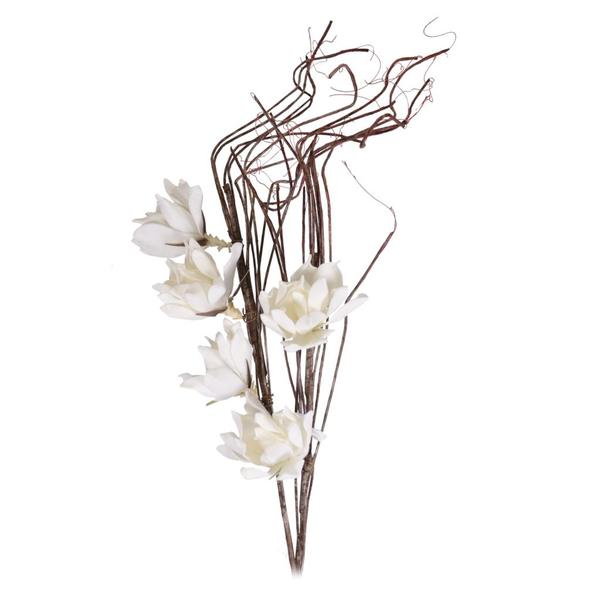 60" Artificial White Blossom 