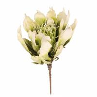 Light Garden 36" Artificial Green/White Foam Flower
