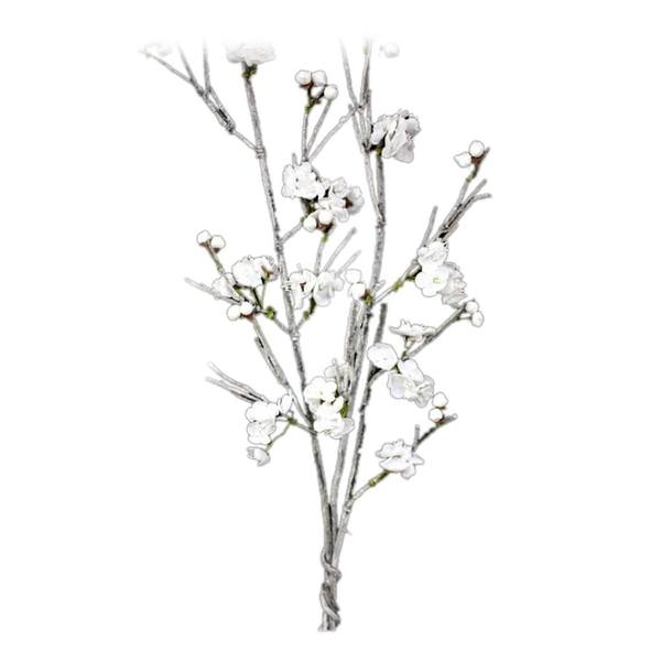 41" Artificial White Foam Flower