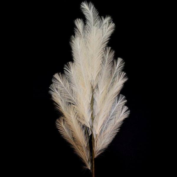 46" Artificial White Synthetic Feathers 
