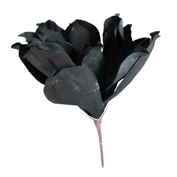 33" Artificial Dark Teal Foam Flower