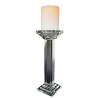 Light Garden 13" Clear Candle Holder 