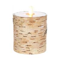 View 3.25" x 4" Birch Moving Flame Pillar Candle