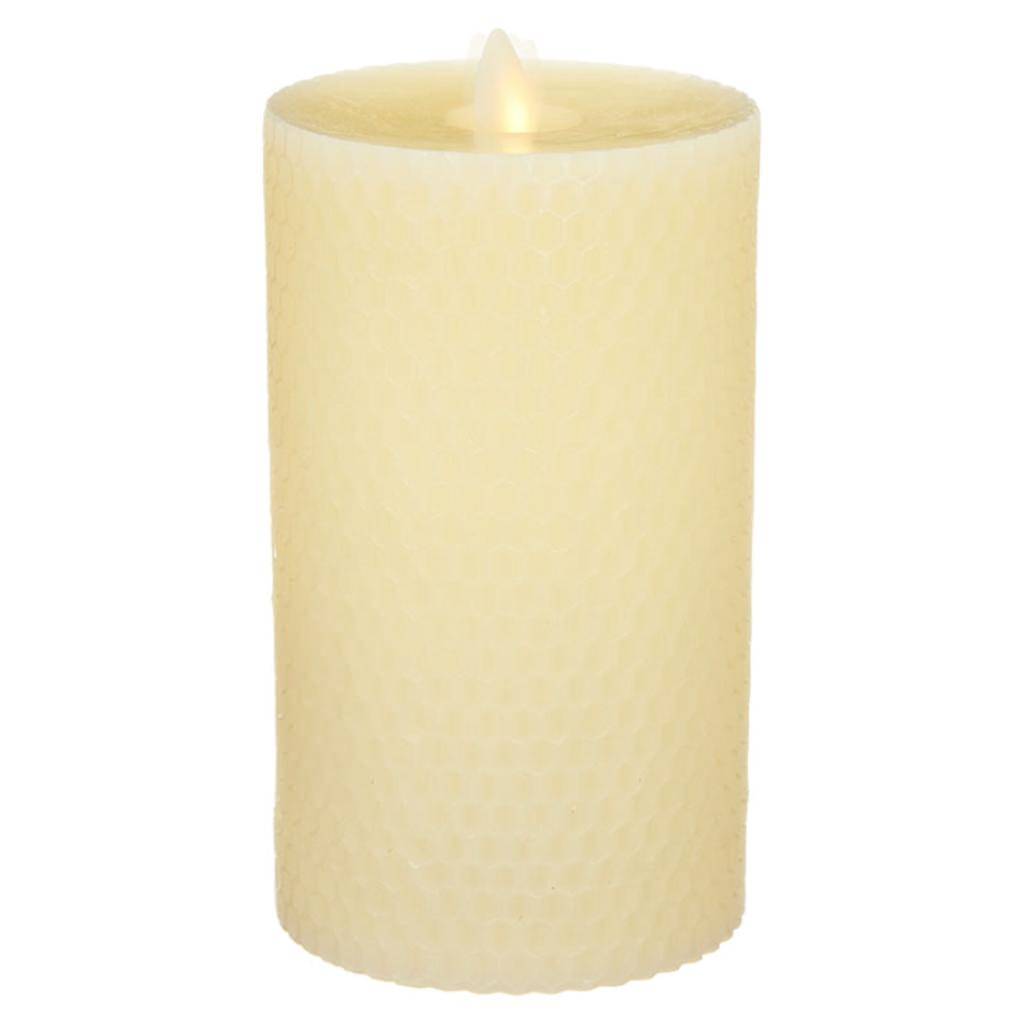 Liown 39123 Beeswax Flameless LED Wax Candle