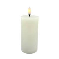 Luminesce 2" x 4" Ivory Wax LED Pillar Candle with Timer