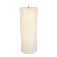 Luminesce 3.5" x 9" Ivory Wax LED Pillar Candle with Timer