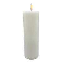 Luminesce 2" x 6" Ivory Wax LED Pillar Candle with Timer