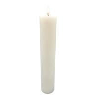 Luminesce 2" x 10" Ivory Wax LED Pillar Candle with Timer