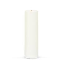 View 3" x 10" Ivory Wax LED Pillar Candle with Timer