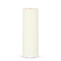 Luminesce 3.5" x 12" Ivory Wax LED Pillar Candle with Timer