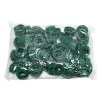 LiteSource Green C9 Intermediate Screw (E17) Base Christmas Socket O-Ring (100 pack)