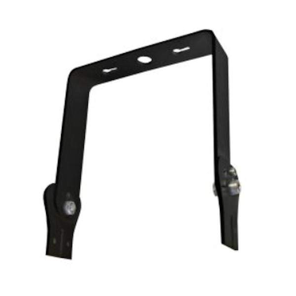 9" x 9" Black Aluminum Swivel C Bracket