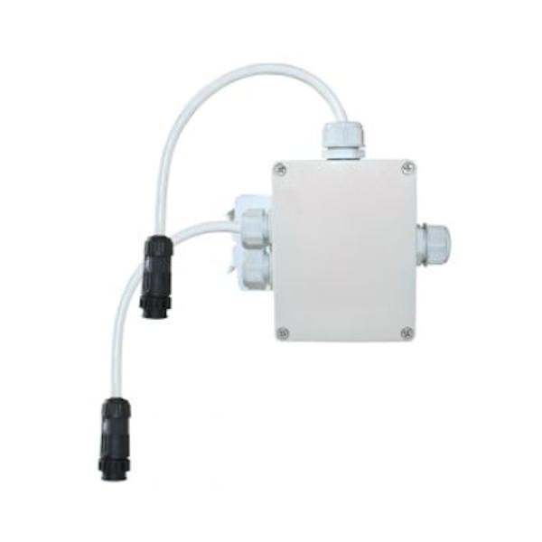 White Junction Box with Bracket
