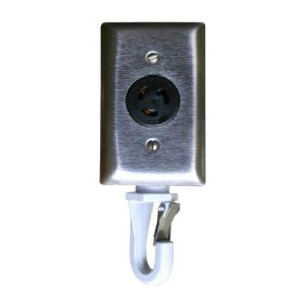 277 volt Socket Hub Junction Box with Snaphook