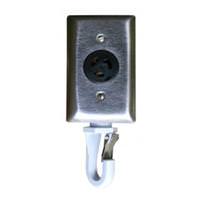 Litetronics 125 volt Socket Hub Junction Box with Snaphook