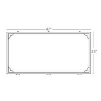View 2' x 4' Troffer Frame