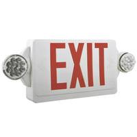 Lithonia Lighting 120/277 volt M6 White / Red Letters LED Exit Sign