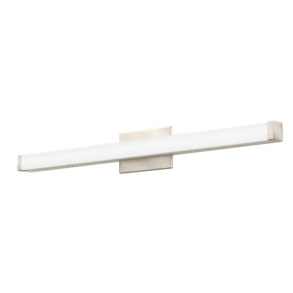 2' 27 watt 120/277 volt CCT Selectable Brushed Nickel LED Vanity Light Fixture