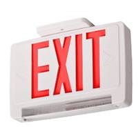 Lithonia Lighting 120/277 volt LED M6 White / Red Letters Exit Sign