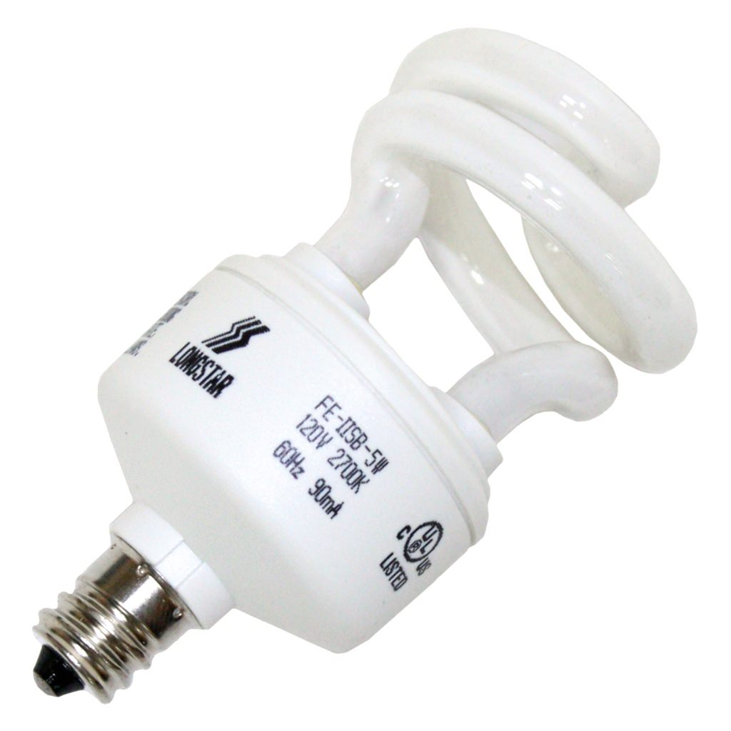 LongStar 00080 Twist (Candelabra Screw Base) Compact Fluorescent