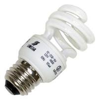 LongStar 9 watt 120 volt T2 Medium Screw Base 4100K Cool White CFL