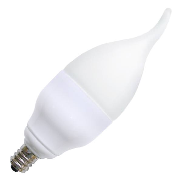 5 watt 120 volt CA11 Candelabra Screw Base 3000K Natural White Frosted LED