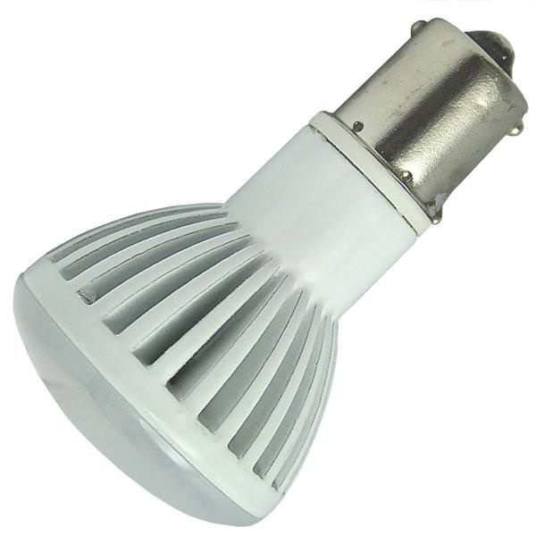 2 watt 12 volt R12 Single Contact Bayonet Base 2700K Warm White LED