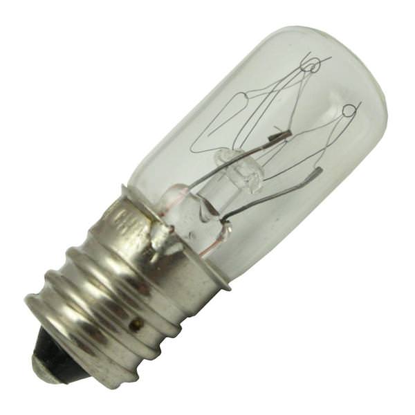 6 watt 120 volt T3 Candelabra Screw Base Clear